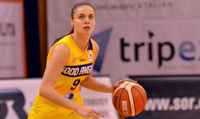 Barbora Balintova, Good Angels Kosice, vs. Lille, Dec2015