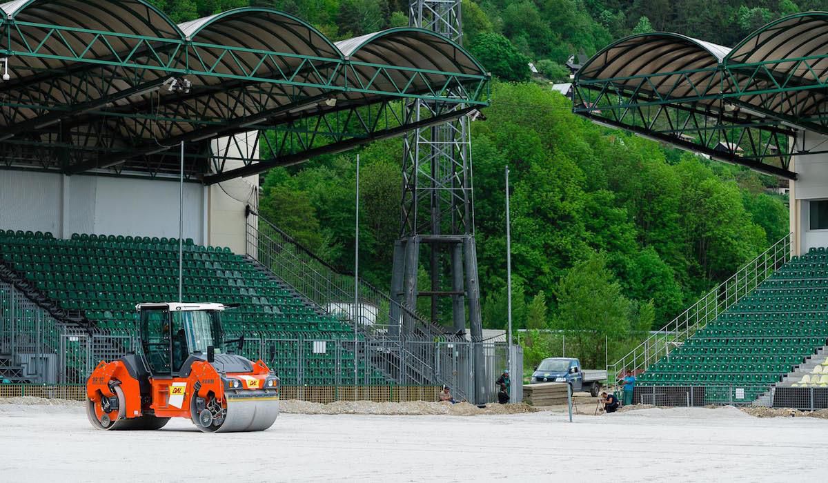 Rekonstrukcne prace stadiona MSK Zilina