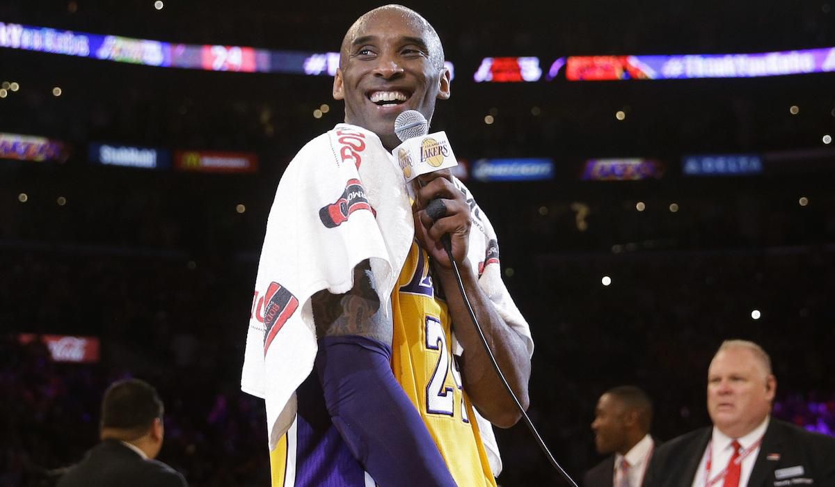 Los Angeles Lakers, Kobe Bryant, rozlucka, apr16