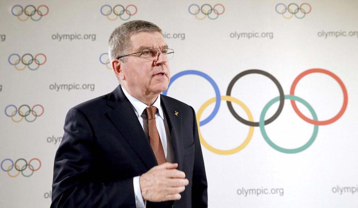Thomas Bach, prezident Medzinarodneho olympijskeho vyboru, tlacovka, Lausanne, Mar2016