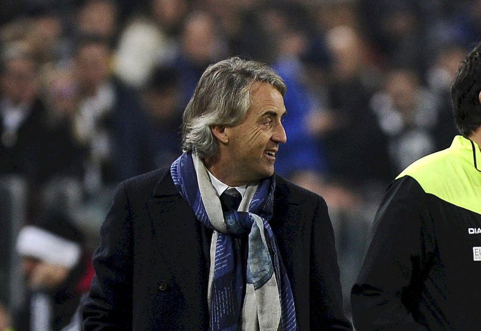 Roberto Mancini Inter Milano pohlad jan16 Reuters