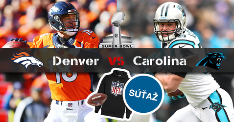 Jubilejný 50. Super Bowl: Denver Broncos vs. Carolina Panthers
