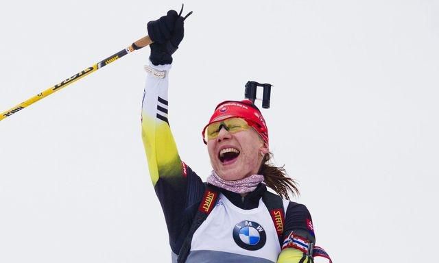 Anastasia kuzminova biatlon stihacie preteky holmenkollen victory mar2014 reuters