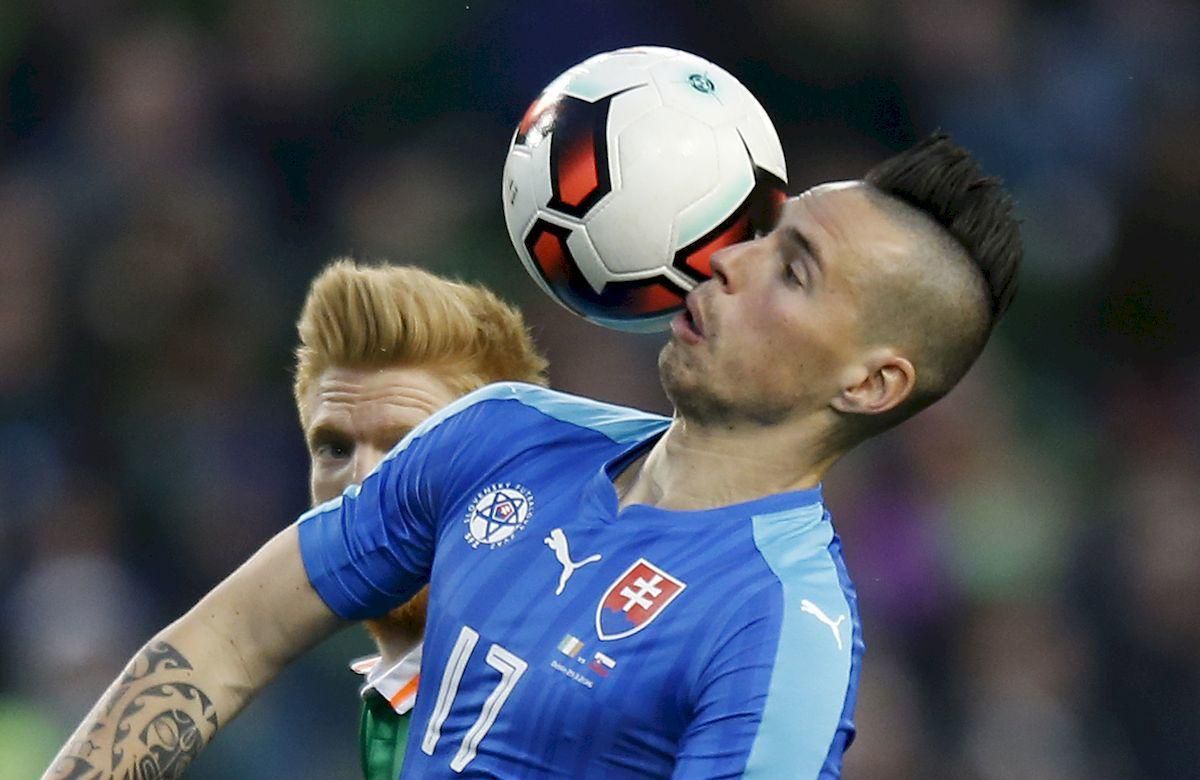 Marek Hamsik Slovensko Irsko mar16 Reuters