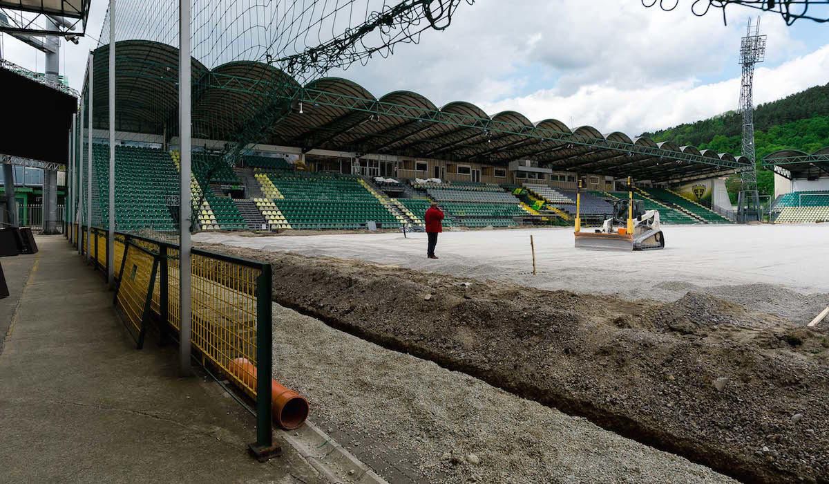 Rekonstrukcne prace stadiona MSK Zilina