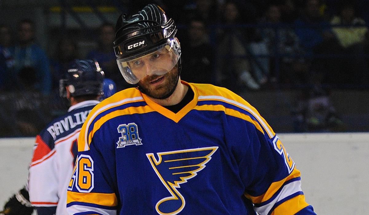 Michal Handzuš v drese St. Louis Blues