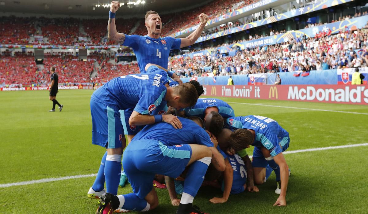 Slovensko, Wales, EURO 2016, radost, jun16