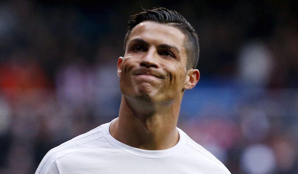 Cristiano Ronaldo, Real Madrid, divna grimasa, hmmm, Jan2016