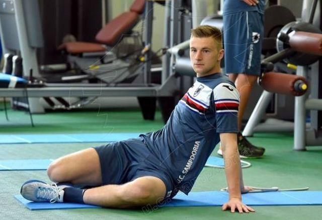 Milan Skriniar Sampdoria Janov trening apr16 sampdoria.it