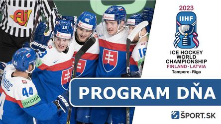 MS v hokeji 2023: Program dňa - pondelok 15. máj - dnes hrá Slovensko