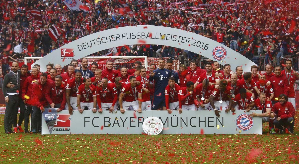 Bayern Mnichov titul oslava maj16 Reuters