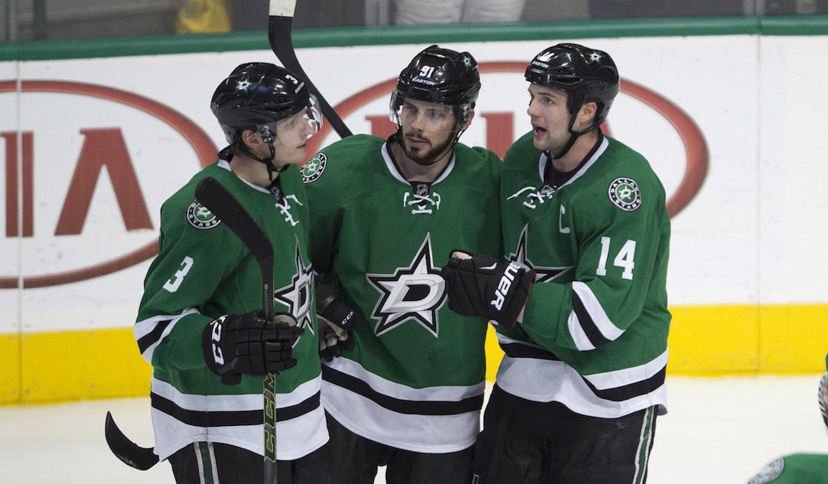 jamie benn, tyler segiun, dallas stars