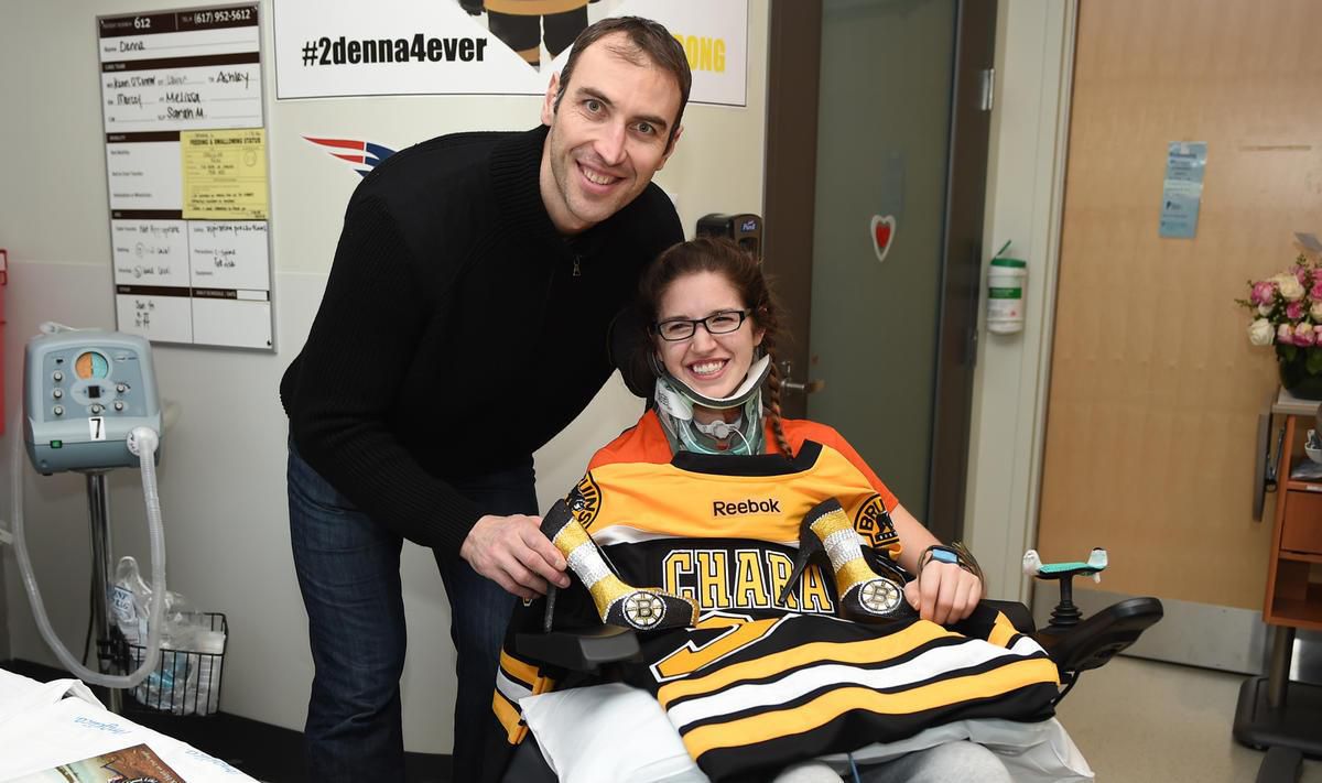 Zdeno Chara, Denna Laing