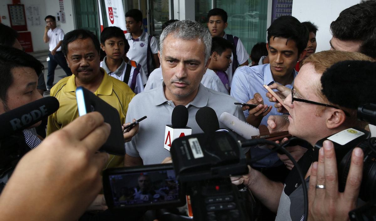mourinho, novinari, singapur