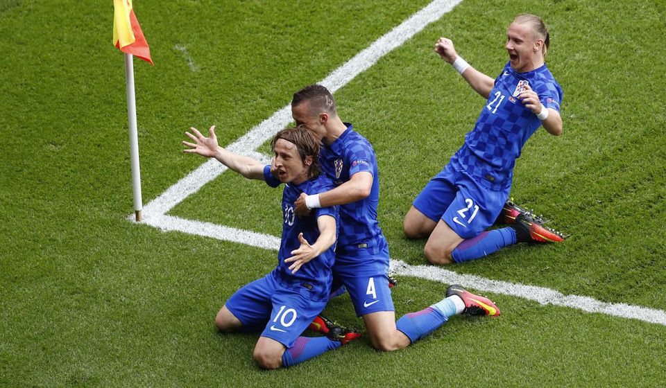 Chorvatsko, Luka Modric, gol, EURO 2016, jun16