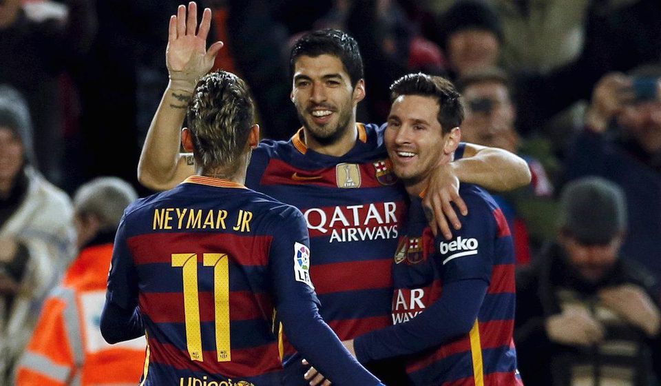 Barcelona_Neymar_Luis_Suarez_Lionel_Messi_gol_radost_feb16