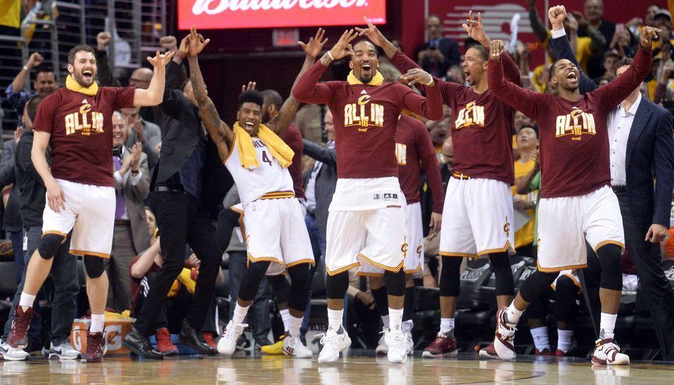 Cleveland Cavaliers lavicka hraci radost maj16 Reuters