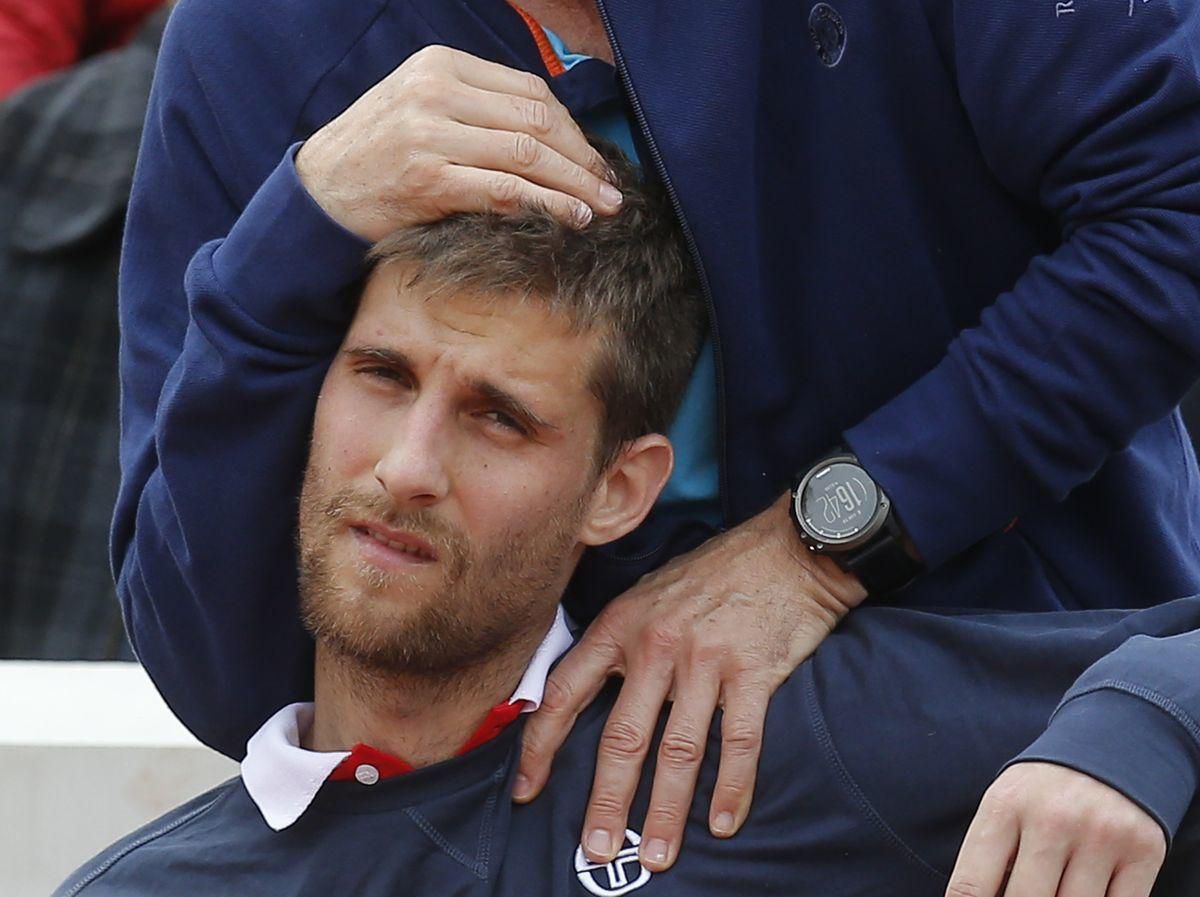 Martin Klizan Roland Garros skrec maj16 SITA