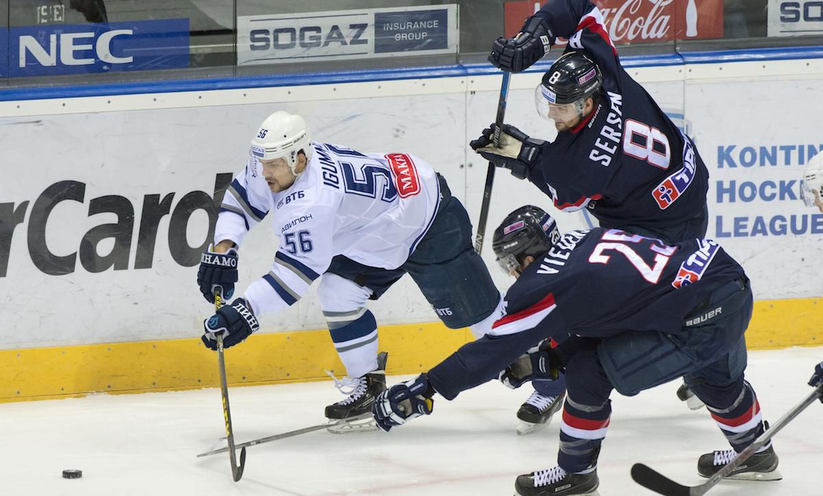 hc slovan bratislava - dinamo moskva