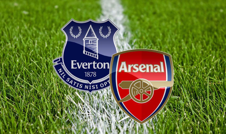 Everton, Arsenal, futbal, online, Premier League