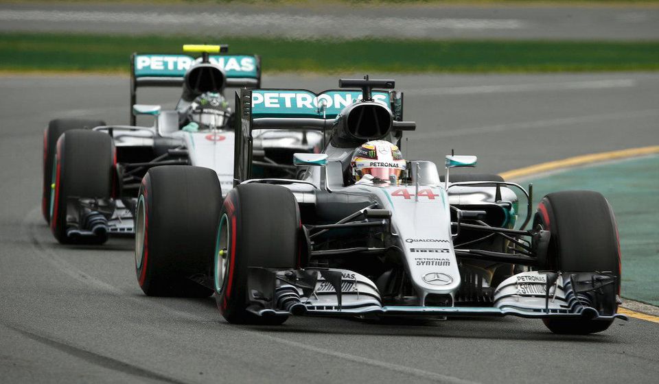 Mercedes, Lewis Hamilton, Nico Rosberg, Formula 1, Melbourne