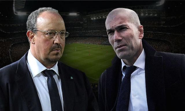 Rafael Benitez Zinedine Zidane Real Madrid kolaz