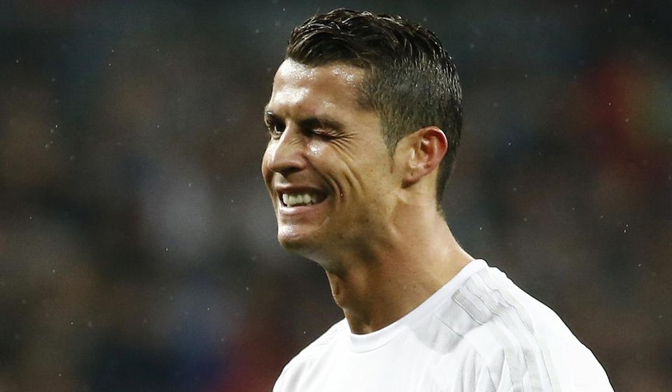 Real Madrid, Cristiano Ronaldo, usmev, zmurka, radost, apr16