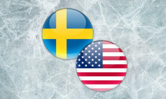 Svedsko - USA, ONLINE, hokej, Jan2016