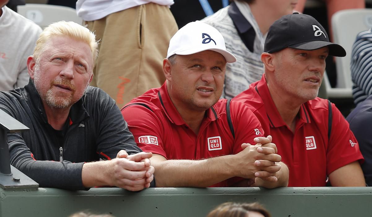 Boris Becker a Marián Vajda