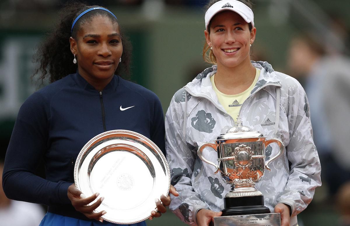 Serena Williamsova Garbine Muguruzova roland garros 2016 finale