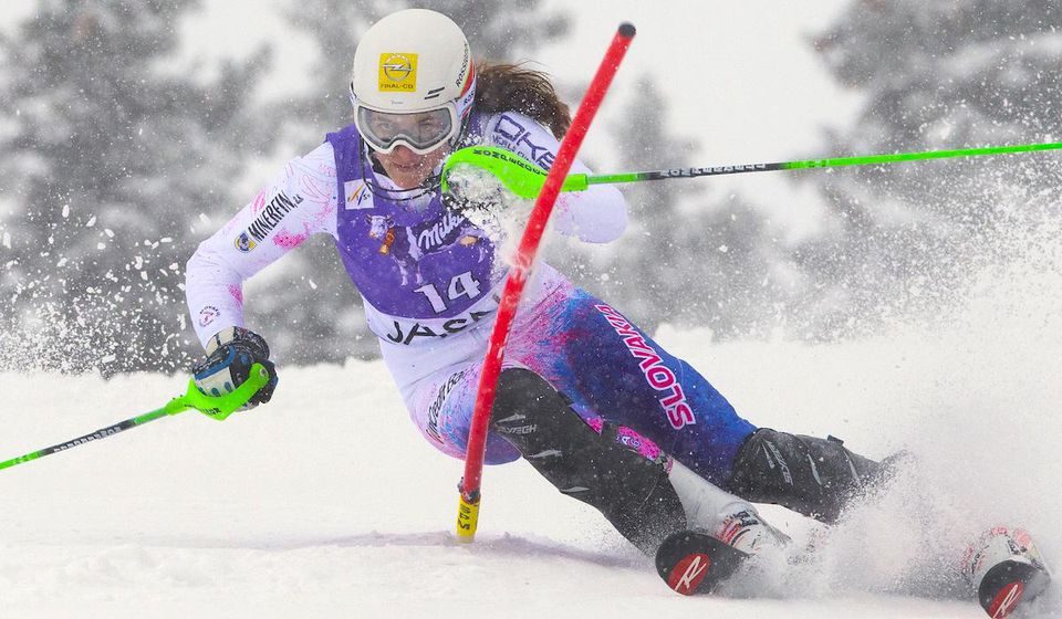 Petra Vlhova, slalom, 1. kolo, Svetovy pohar, Jasna, Mar2016