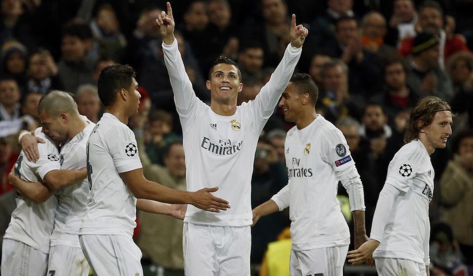 Cristiano Ronaldo, Real Madrid, hraci, gol, radost, mar16