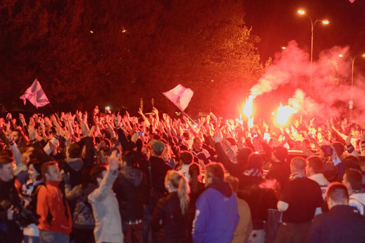 oslavy, HC Nitra, fans