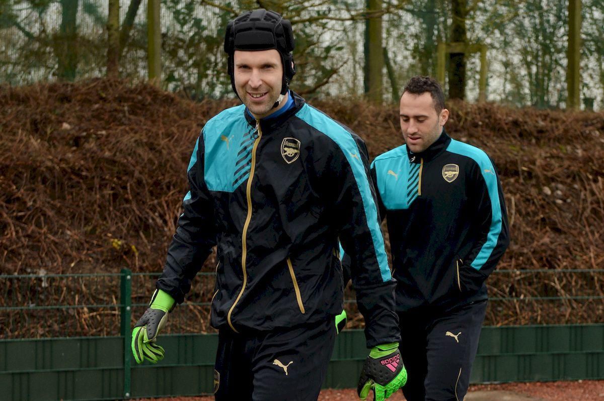 Petr Cech David Ospina Arsenal mar16 Reuters