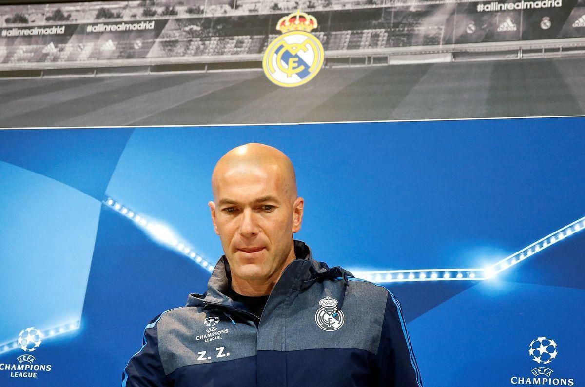 Zinedine Zidane Real Madrid tlacovka maj16 Reuters