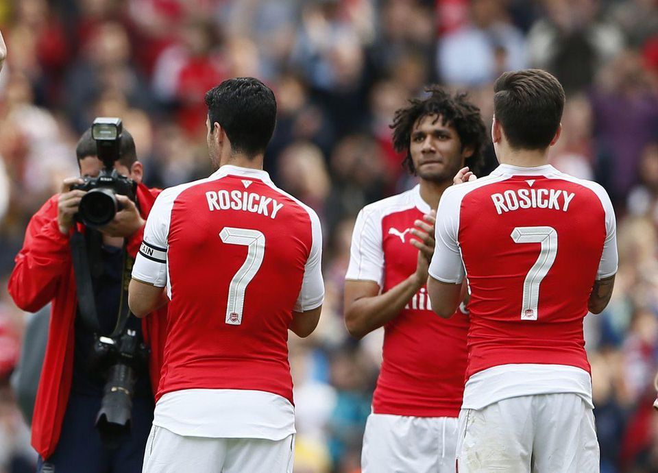 Tomas Rosicky rozlucka Arsenal maj16 Reuters