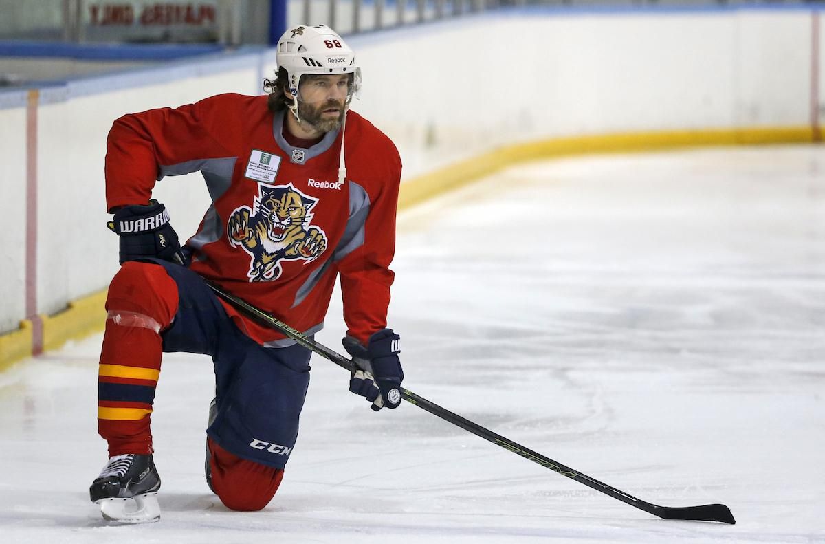 jaromir jagr trening play off