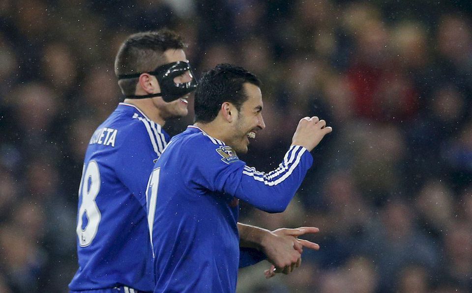Chelsea Pedro Rodriguez gol feb16 Reuters