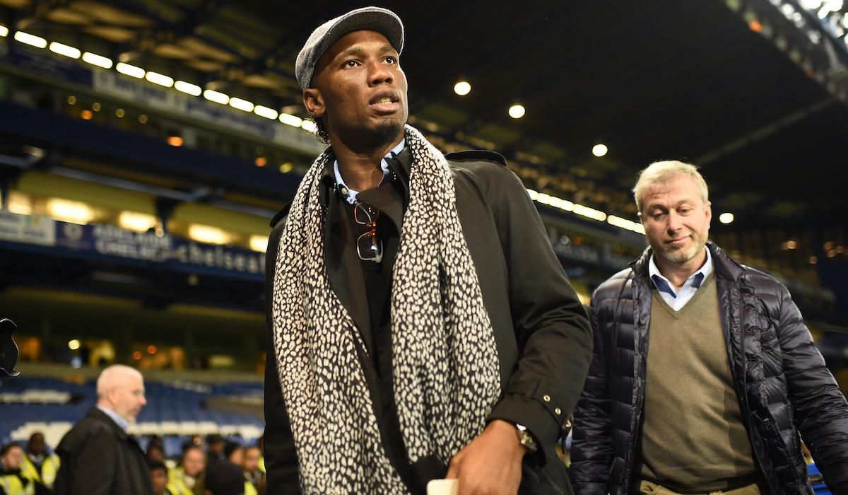 Didier Drogba v civile, Roman Abramovic, Stamford Bridge, FC Chelsea, Jan2016