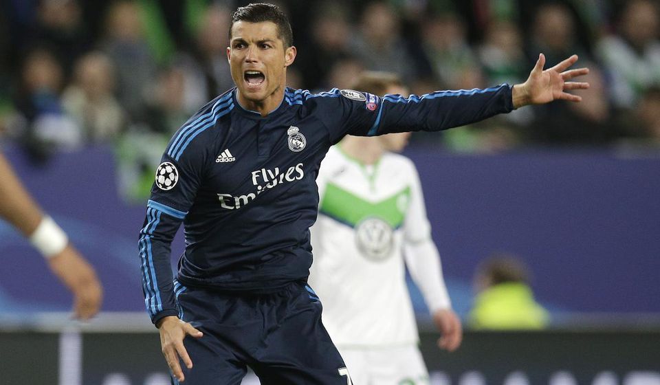 Cristiano Ronaldo, Real Madrid, hnev, krik, apr16