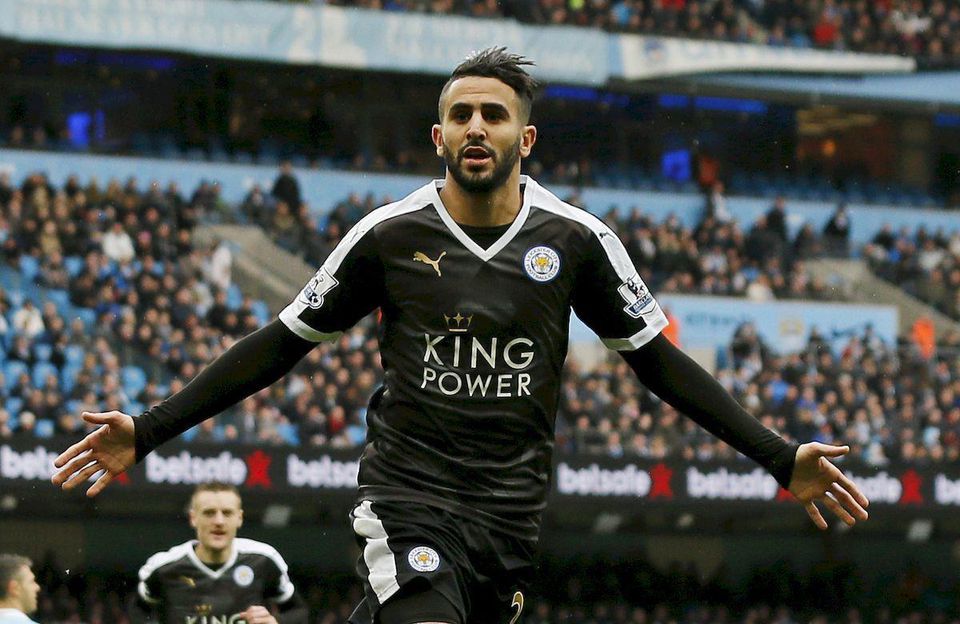 Riyad Mahrez Leicester City gol feb16 Reuters
