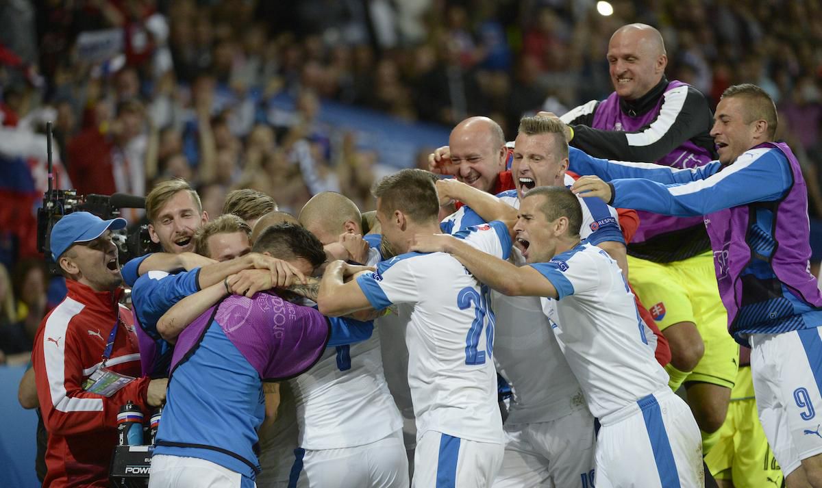 Slovensko radost gol rusko euro 2016