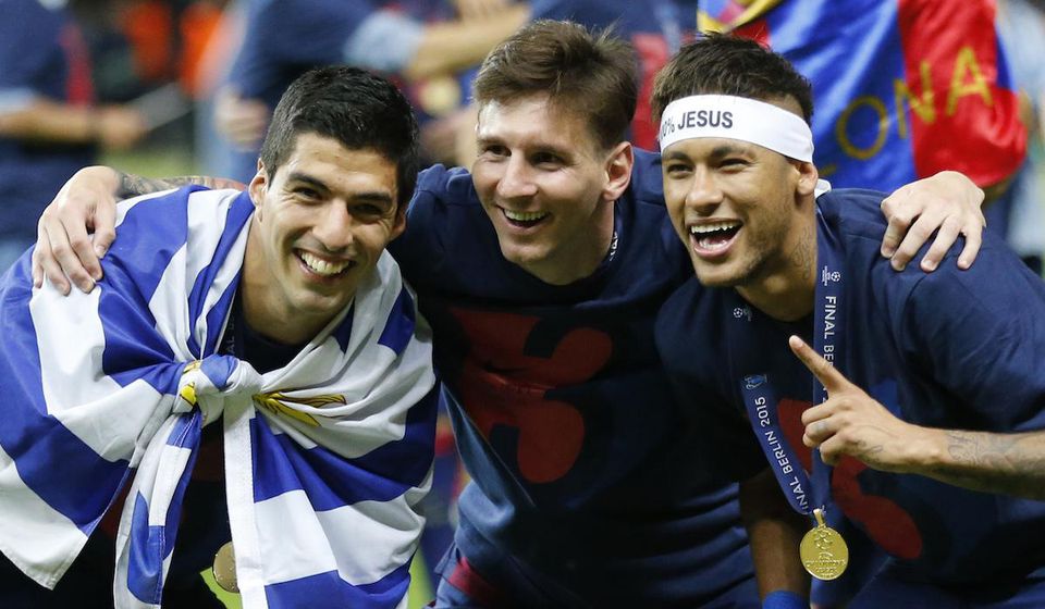 Hrať s Messim, Suárezom a Neymarom nie je ľahké, tvrdí Rakitič