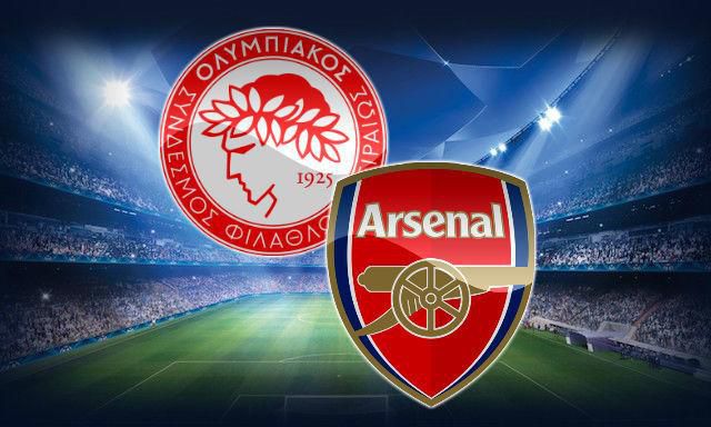Olympiakos - Arsenal, Liga majstrov, Online, Dec2015
