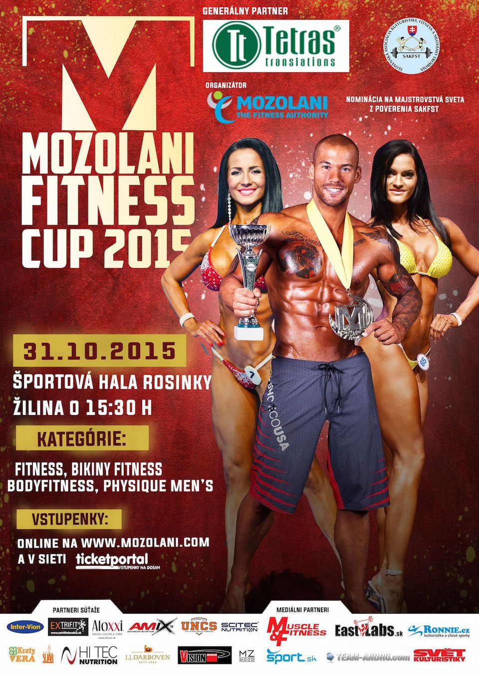Mozolani Fitness Cup: Aj exhibícia kulturistu Tabačiara