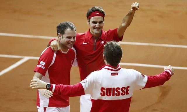 Federer roger davis cup titul nov14 reuters