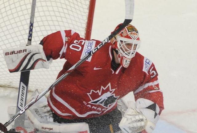 Chris Mason brankar Kanada foto hokej repre