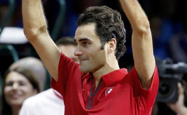 Federer roger davis cup titul nov14 reuters