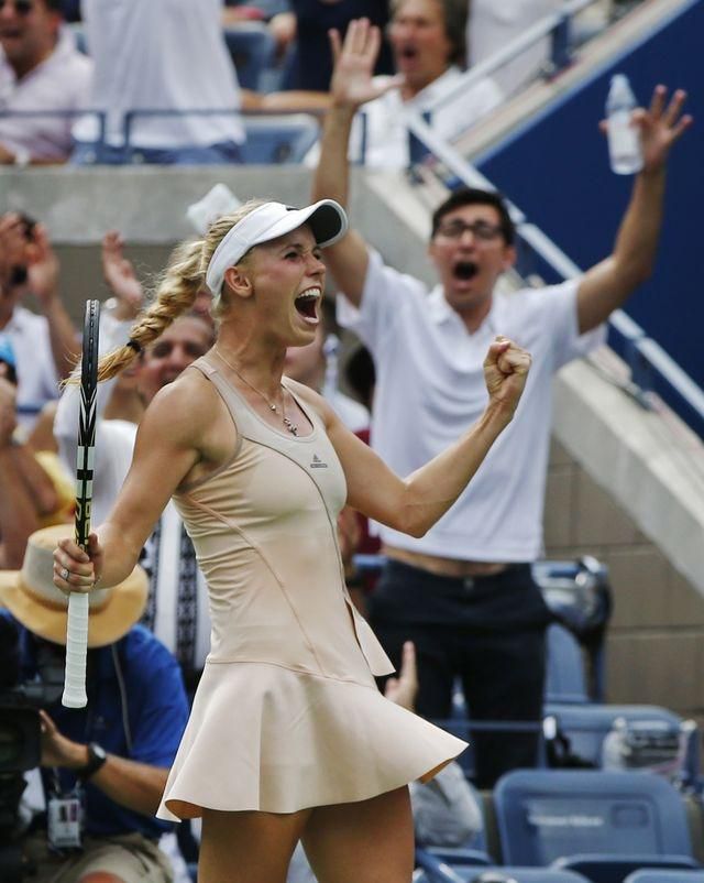 Caroline Wozniacki foto dna ilustracka 2014 US Open4