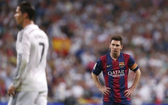 Messi ronaldo el clasico okt14 reuters